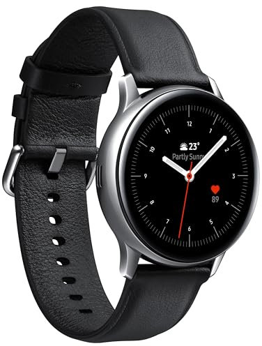Samsung SM-R830 Galaxy Watch Active2 - Reloj Inteligente (Acero Inoxidable, 40 mm), Color Plateado