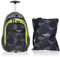 Elephant 2 Teile Set Trolley Hero Signature Trolleyrucksack 12610 + Turnbeutel Attach Bag (Cyber Camo Gelb)