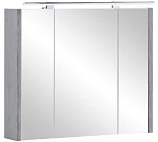 Schildmeyer Spiegelschrank Messina, 149842, 85 x 75 x 16 cm (BxHxT)