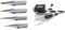 Weller WE 1010 Soldering station kit with Genuine Weller Soldering Tip Bundle: 4ETSL-1/4ETOL-1/4ETP-1 Long conical/Chisel/Round Blunt tips