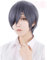 Xinduolei Schwarzer Butler Kuroshitsuji Ciel Phantomhive Gray Blue Cosplay Perücke