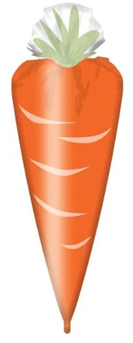 amscan Karotte Folienballon Ostern