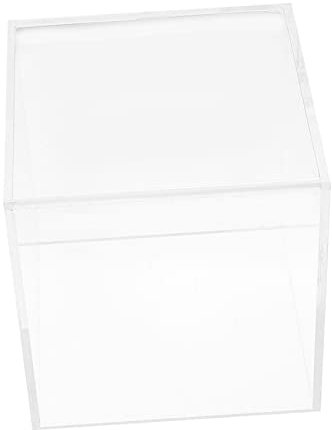 VILLFUL 1stück Acrylic Display Box Transparent Staubdichtes Aufbewahrungsetui Für Figuren Und Modelle Robuste Acrylvitrine Für Sammlerstücke Und Miniaturfiguren