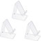 HOBBIESAY 3Pcs Universal Clear Acrylic Mobile Phone Stand Holders Portable Tablets Holder Desktop Mobile Phone Holder Durable Phone Holder Dock Desk Accessories for Home Office
