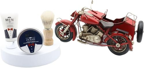 Luxurious Vintage Motorbike Shaving Set - Aftershave, Shaving Soap, Shaving Brush