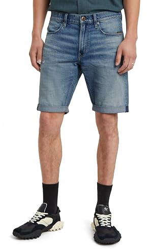 G-Star RAW Herren Mosa Shorts, Blau (Sun Faded zee Destroyed D24430-D538-G332), 30