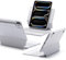 ESR iPad Pro 11 Inch Case with Keyboard (M4, 2024), iPad Pro 11(5th Gen) Keyboard Case with Easy-Set Magnetic Stand, Portrait/Landscape Modes, Removable Protective Case, Rebound 360 Series, White