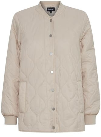 b.young BYBERTA JACKET 3 Damen Steppjacke Jacke glattes Futter 100% Nylon regular fit, Größe:40, Farbe:Cement (140708)