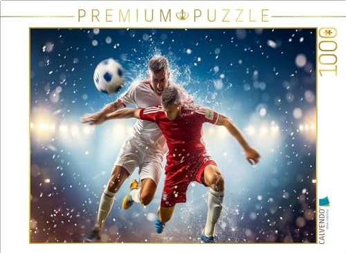 Puzzle · EIN Motiv aus dem Kalender Fussball - Zweikampf | 1000 Teile · Lege-Größe 64 × 48 cm · CALVENDO Puzzle