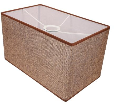 Yardenfun Pantalla De Lino Cubierta Para De Escritorio Protector De Lampara Para Lampara