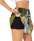 Bichon Frisé Hund auf dem Gras-Druck, doppellagige Sport-Shorts, atmungsaktiv und stilvoll, athletische Shorts, Workout, Schwarz, X-Large