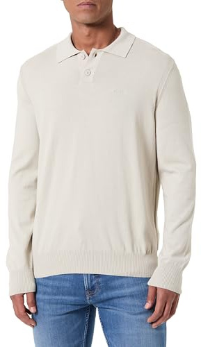 BOSS Men's Asac_pl Knitted_Sweater, 271light Beige, S