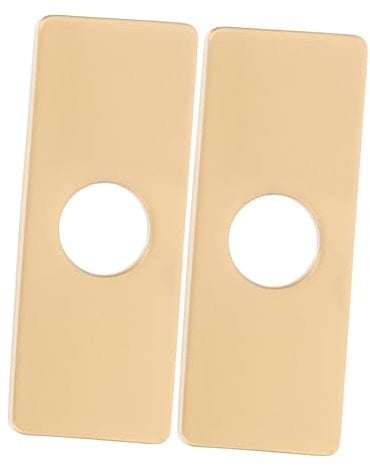 Angoily Abdeckplatte Für Waschbeckenarmatur Deckplatte Aus Edelstahl Loch Für Küchenarmatur Dekorativer Flansch Einfach Zu Installieren