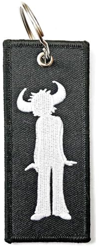 Rock Off Jamiroquai Unisex-Schlüsselanhänger mit Symbol-Logo, mehrfarbig, Größe: O/S, Mehrfarbig/Meereswellen (Ocean Tides), Einheitsgröße
