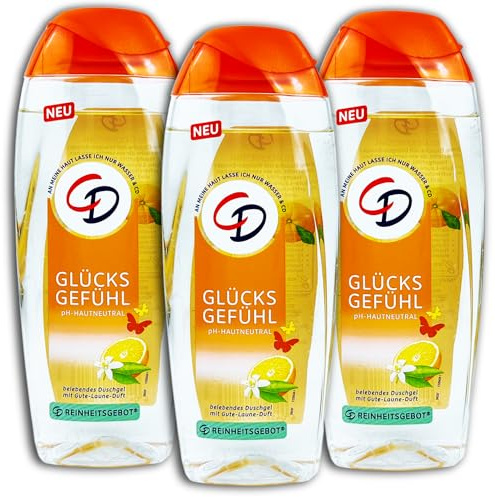 3 er Pack CD Duschgel Glücksgefühl 3 x 250 ml Shower Gel