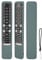 Silicone Remote Control Case Compatible with TCL RC802NU YUI1 RC802N YUI1 TV Remote Control Protective Cover Shockproof with a Lanyard (Grey)