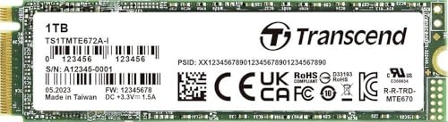 Transcend 1TB Interne PCIe SSD TS1TMTE672AI-VS1