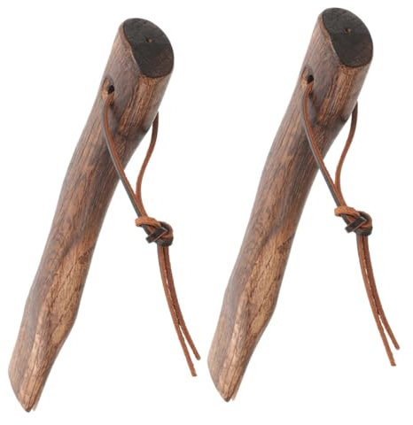 Gatuida 2stücke Ersatz Griff Für Mini-axt Langlebig Und Praktisch Aus Natürlichem Material Ergonomisch Für Outdoor-aktivitäten Und Holzarbeiten