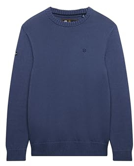 Superdry Men's Preppy Cotton Jumper Pullover Sweater (Pack of 1)