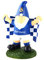 Garden gnome / ceramic figure, football fan design, various team to choose from, official licensed product.