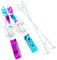 Komperdell Kids SKI-Set 60(Girs) Ski, Babys, Unisex, Weiß/Rosa