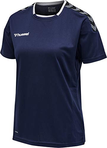 hummel Authentic Poly Trikot Kurzarm Damen F9402 blau, XS Damen