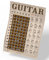 A New Song Music Gitarren-Poster im Americana-Stil, Akkord und Griffbrett, einfache Anleitung für Anfänger, Akkorde und Noten, 27,9 x 43,2 cm
