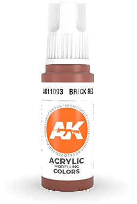 AK Interactive 3rd Gen Acrylic Brick Red 17ml