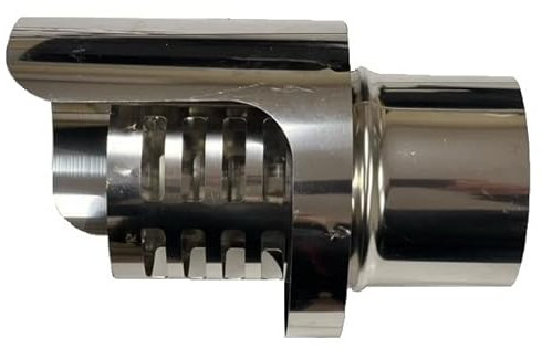 Terminale Fumaiolo pellet innesto M maschio canna fumaria acciaio inox (D 100mm)