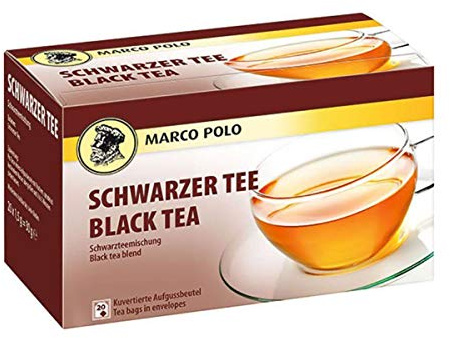 Marco Polo Schwarzer Tee kuvertiert Schwarzteemischung herb 30g