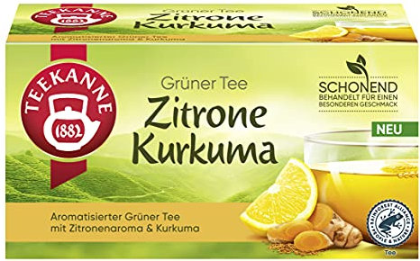 Gr?ner Tee Zitrone Kurkuma, 12er Pack, 420g