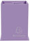 Exacompta - Réf. 67864D - 1 Pot à crayons carré de 4 compartiments permettant de ranger ses outils par typologie/usage en carton Aquarel - Dimensions 85x85x110 mm - Couleur Mauve