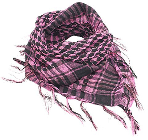 SpirWoRchlan Halstuch Kopftuch Shemagh, Palituch Taktischer Schal Arabischer Wüsten Schals Unisex dreieckstuch, Halstuch Shemagh 100x100cm