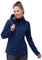 33,000ft Damen Softshelljacke Wasserdichte Winddichte Funktionsjacke Atmungsaktive Übergangsjacke Leichte Fahhradjacke mit Kapuze Windbreaker zum Laufen, Radfahren, Wandern，Navy Blau 38