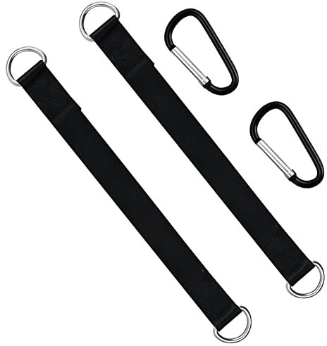 Laughhe 2 Stücke Schaukel Befestigung Schaukelgurt-Set Nylon 25CM Hängemattengurt-Set Starke Verbindung Baum-Schaukelgurte mit Haken zum Aufhängen an Baumstämmen verhindern Stürze