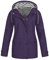 Coupe-Vent Femme, Veste de Pluie Longue Trench Coat Femme à Capuche Manche Longues Blouson Scolaire Drawstring Large Coupe-ven Blouson Fille Automne Chic Uni Grande Taille Violet XXL
