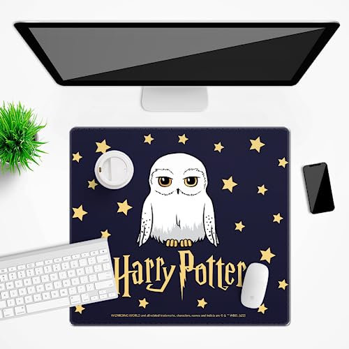 Tapis de bureau original et sous licence officielle Harry Potter Motif 240 noir antidérapant 50 x 45 cm
