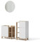 Vicco Conjunto de Muebles de baño Karen, Sonoma/Blanco, 3 Piezas, con Mueble Alto