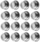 MAGICLULU 20Pcs Candle Cup Metal Tea Light Candle Tins Empty Candle Holders for Candle Making Christmas Wedding Table Decoration 1.6 Inch