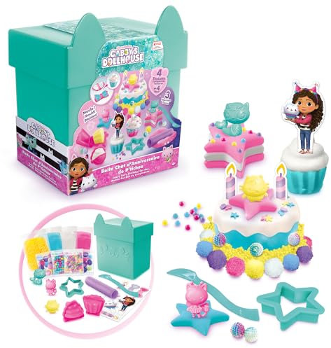 Canal Toys - Gabby y La Casa Mágica - La Caja para Gatos de cumpleaños de Pastelillo - GAB015