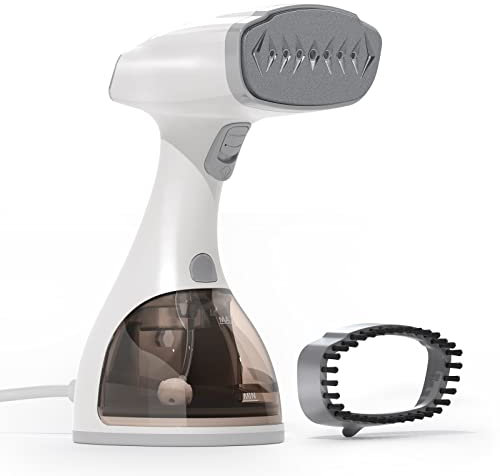 Homuserr Clothes Steamer, 1500W Garment Steamer Clothing with 2 Steam Settings, LCD Screen Garment Steamer Handheld, Vertically and Horizontally, 20s Fast Heat-up, 300ml Large Water Tank