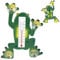 orion group Fensterthermometer Außenthermometer mit Saugnäpfen Frosch 23,5 cm