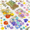 Resiners 100 Stück Retro-Stil Getrocknete Blumen Natürliche Gepresste Getrocknete Blumen Blätter für Harz Schmuck Machen, DIY Kerzen, Anhänger, Handyhüllen, Fotorahmen, Bath Bombs, Scrapbook