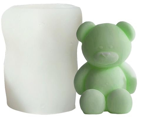 Moules En Silicone Bougies Ours - Moules De Moulage De Bougies En Silicone Ours | Pour Le Chocolat, La Décoration De Gâteaux, Le Savon, Les Bougies En Cire De Soja, La Décoration Artisanale