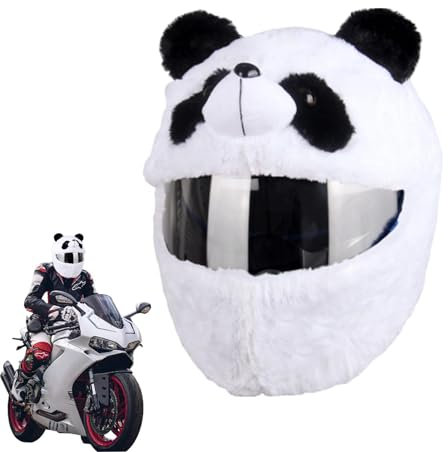 Motorradhelm Abdeckung Lustiges Pelziges Tier Integralhelme Abdeckung, Cartoon Motorradhelm Hut Motorradhelm Überzüge Motorcycle Helmet Für Dekoration Von Motorradhelmen Gegen Staub, Stöße Kratz