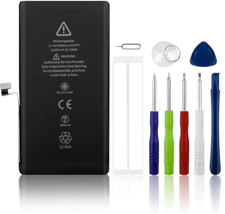 SwarKing Batteria di ricambio A2479 compatibile con 12/12 pro con toolkit