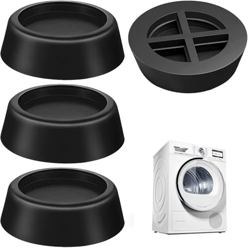 Anti Vibration Pads for Washing Machines - Shock Absorbing Washer Feet Pads, Reduce Noise & Movement, Universal Fit for All Washers & Dryers