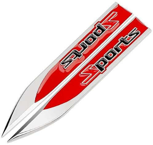 SLJWDM Metall Auto Kofferraum Logo Aufkleber Kühlergrill Emblem Benutzerdefinierte Kotflügel Buchstaben Audi Q3 Sportback Autoaufkleber Abzeichen Auto Zubehör, B