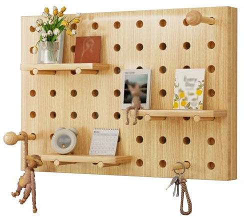 cache tableau electrique decoratif Couvercle de boîte à fusibles en bois avec étagères, Couvercle de boîte à disjoncteurs décoratif mural, Couvercle décoratif de boîte à compteurs électrique caché(B,7