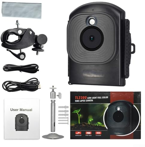 Zeitraffer-Kameras, LED Low Light Digital Timelapse Kameras Timer Kamera IP66 Outdoor Zeitraffer-Kamera mit langer Akkulaufzeit